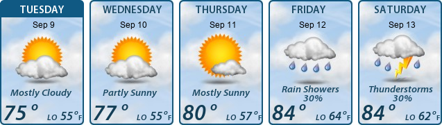 5-Day Forecast